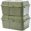Otake Sangyo x Green Pal Trunk Box Armey Green 2.8 gal (70 L) Storage Case Cargo Camping Equipment Outdoor Container Delivery Box OGP-002 Army Green view 1