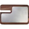 Berkel Presenting Board for Red Line 250 Slicers | Wooden Board | Stainless Steel Plate | Display Meat, Prosciutto, Cheese, Vegetables, and more | Made in Italy view 1