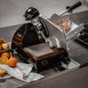 Berkel Presenting Board for Red Line 250 Slicers | Wooden Board | Stainless Steel Plate | Display Meat, Prosciutto, Cheese, Vegetables, and more | Made in Italy view 3