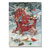 Wile E. Wood Giordano's Birds On Winter Chair Wood Wall Art, Tan view 1