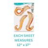 Beistle , 2 Piece Octopus Tentacles Toilet Peel 'N Place, 12" x 17" Sheets view 2