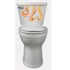 Beistle , 2 Piece Octopus Tentacles Toilet Peel 'N Place, 12" x 17" Sheets view 3