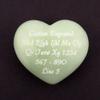 Innovative Surface Art Stone Heart - Agate - Custom Engraved - 40mm - 1.5 inches - Love - Personalized (New Jade) view 4