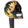 Black Flame Skull Beer Tap Handle Sports Bar Kegerator Resin Zombie Breweriana view 2