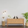 Hare/Rabbit Metal Statuette, Handcrafted Decorative Animal Sculpture, Aluminum Decorative Statue, Tabletop Decor - Study Room, Decorating Figurine, House Warming Gift (Bronze) view 2