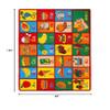 champion rugs Kids Area Rug ABC Food Fruits Vegetables Learning/Playtime Carpet (8 Feet x 10 Feet) view 2
