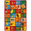 champion rugs Kids Area Rug ABC Food Fruits Vegetables Learning/Playtime Carpet (8 Feet x 10 Feet) view 3