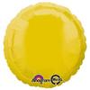 Anagram Round-Yellow Foil Balloon, 18" view 1