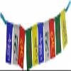 Siddhratan Buddhist Tibetan Prayer Flags Hang in bike or car spiritual symbolize mantras om ma ni 80 cm ling string view 3