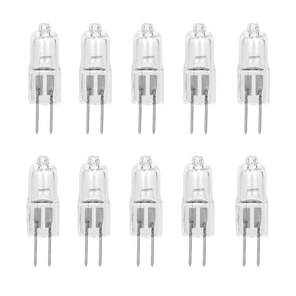 G4 Light Bulb 24V CLEAR LENS 20W 35MM Length 24 Volt Heavy Machinery Marine Train Cabin Lighting Replacement Lightbulb JC 24Volt AC DC Capsule Lamp T3 Shape Halogen 250 Lumen Industrial Commercial App