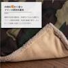 AZUMAYA KK-148 Kotatsu Futon Rectangle Shape, Camouflage Design Polyester and Cotton Fabric Material, W90.0 x D75.0 Inches, Home and Living, Camouflage Green Color view 4