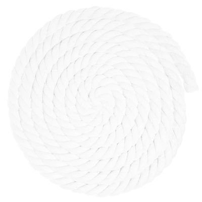 West Coast Paracord Twisted 3 Strand Natural Cotton Rope Artisan Cord 1/4, 1/2, 5/8, 3/4 and 1 Inch Diameters 10, 25, 50, 100 Feet