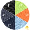 West Coast Paracord Twisted 3 Strand Natural Cotton Rope Artisan Cord 1/4, 1/2, 5/8, 3/4 and 1 Inch Diameters 10, 25, 50, 100 Feet view 3