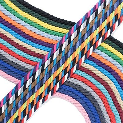 West Coast Paracord Twisted 3 Strand Natural Cotton Rope Artisan Cord 1/4, 1/2, 5/8, 3/4 and 1 Inch Diameters 10, 25, 50, 100 Feet