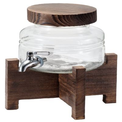 Aderia 8633 Sake Pot, Shochu Server, Shochu Sanmai Server, 6.6 gal (2 L), Stainless Steel Cock, Made in Japan