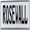 Vintage Parts 737834 Mancave Wall Art (Rosewall White Stamped Aluminum Street Sign) view 1