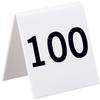 Alpine Industries 25 Pcs Acrylic Tent Style Table Numbers, 3"x3" (Numbered 76 Through 100) view 2