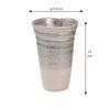 Beer Glass: Arita Ware, Miyabi Brushed, Anti-Shaped Beer in Wooden Box (Large, Silver, 13.5 fl oz (400 cc), Japanese Cup Porcelain/Size: 3.7 x 5.5 inches (9.3 x 14 cm), No: 753032 view 2