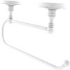 Allied Brass PR-25EC Prestige Regal Under Cabinet Paper Towel Holder, Matte White view 1