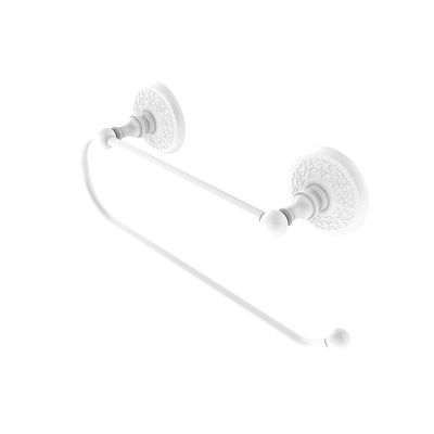 Allied Brass Prestige Monte Carlo Wall Mounted Paper Towel Holder, Matte White