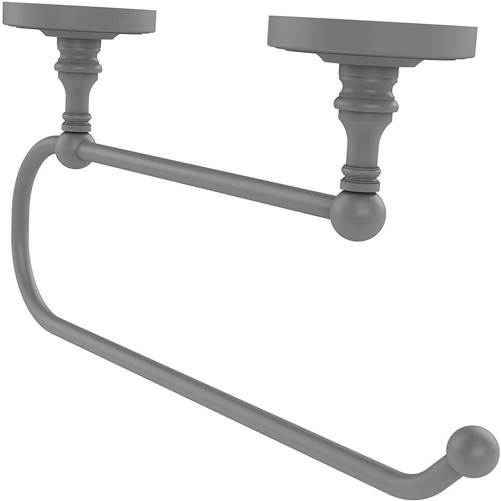 Allied Brass PR-25EC Prestige Regal Under Cabinet Paper Towel Holder, Matte Gray