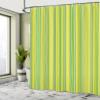 Ambesonne Lime Green Shower Curtain, Pastel Toned Vertical Bands Striped Lines Geometric Soft Print, Cloth Fabric Bathroom Decor Set with Hooks, 69" W x 70" L, Pale Green Yellow view 4