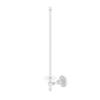 Allied Brass Retro Dot Collection Wall Mounted Paper Towel Holder, Matte White view 1