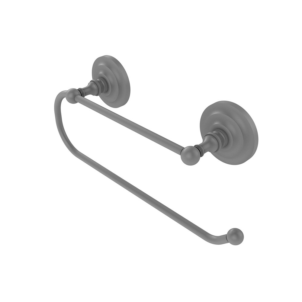 Allied Brass Prestige Que New Wall Mounted Paper Towel Holder, Matte Gray