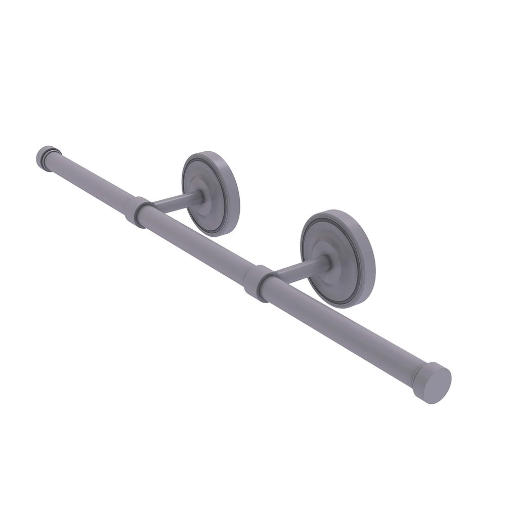 Allied Brass PR-GT-3-GYM Prestige Regal Collection Wall Mounted Horizontal Guest Towel Holder, Matte Gray