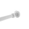 Allied Brass DT-99 Dottingham Collection Shower Rod Bracket, Matte White view 1