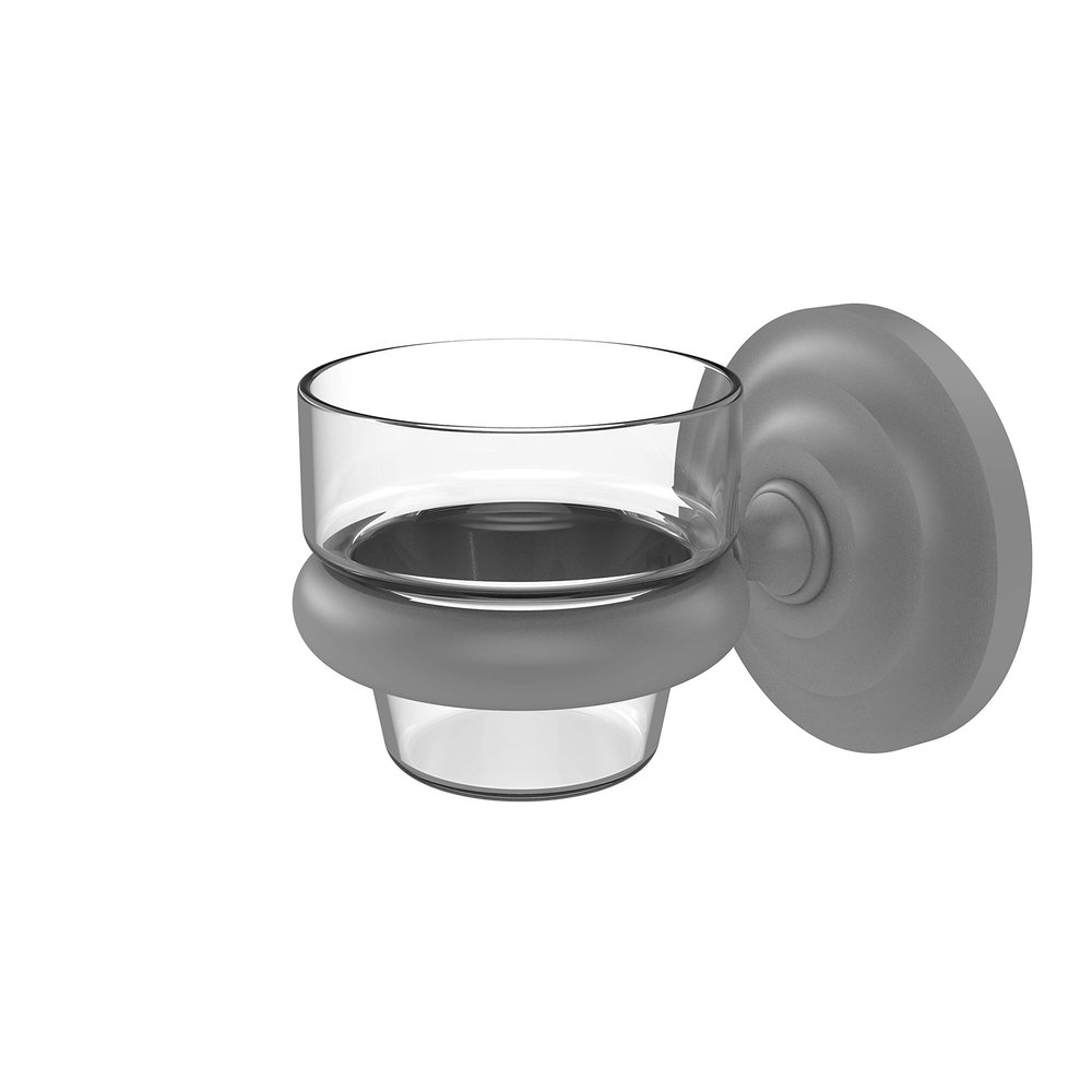 Allied Brass PQN-64 Prestige Que Collection Wall Mounted Votive Candle Holder, Matte Gray