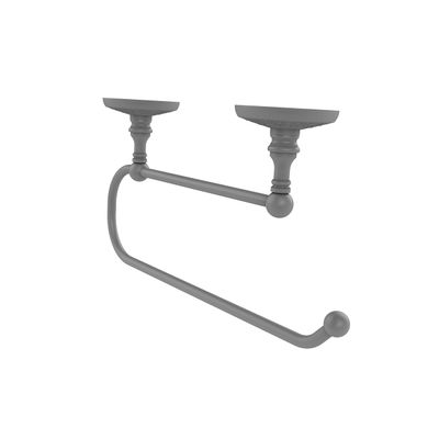 Allied Brass Prestige Monte Carlo Under Cabinet Paper Towel Holder, Matte Gray