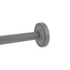 Allied Brass PR-98 Prestige Regal Collection Curtain Shower Rod Bracket, Matte Gray view 1