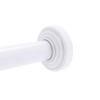 Allied Brass WP-98 Waverly Place Collection Curtain Shower Rod Bracket, Matte White view 1