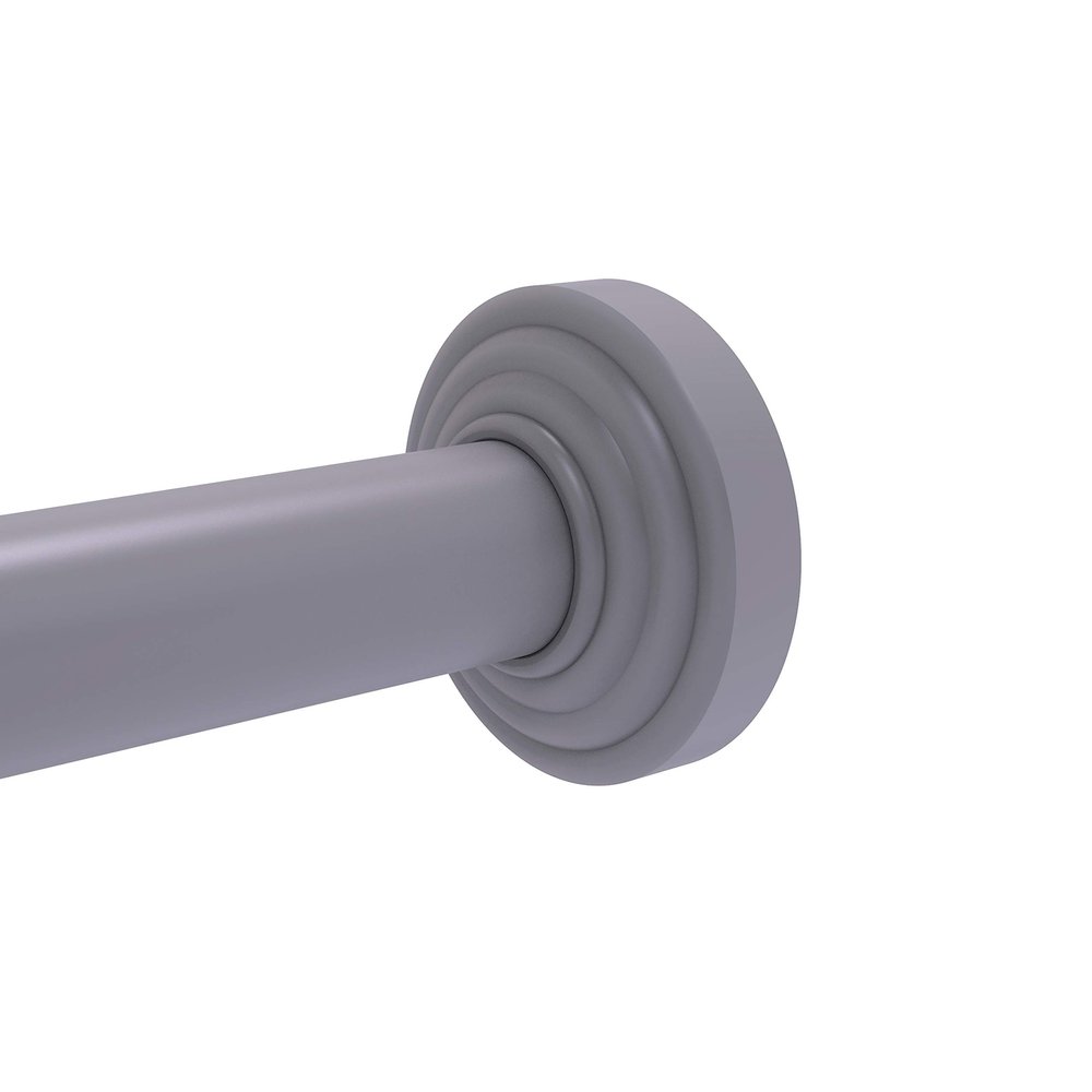 Allied Brass WP-98 Waverly Place Collection Curtain Shower Rod Bracket, Matte Gray