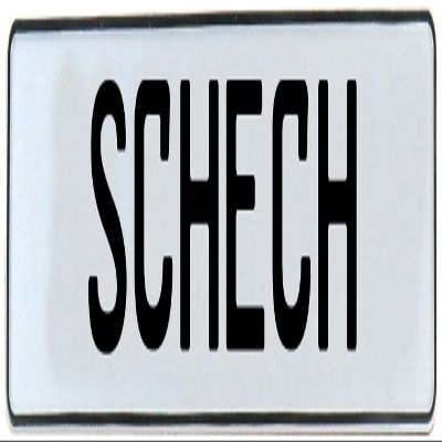 Vintage Parts 749513 White Stamped Aluminum Street Sign Mancave Wall Art (Schech), 1 Pack