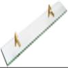 Spancraft Glass C-4.75x27-Brushed Bronze Cardinal Glass Shelf, Brushed Bronze, 4.75" x 27" view 1