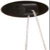 Spancraft Glass CR-6x12-Black Crane Glass Shelf, Black, 6" x 12" view 2