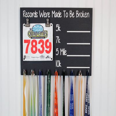 Running Medal Chalkboard PR Records Are Made To Be Broken