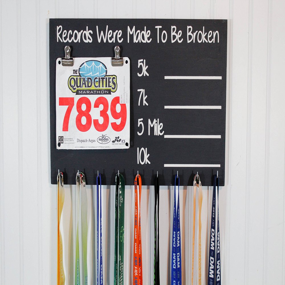 Running Medal Chalkboard PR Records Are Made To Be Broken