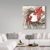 Trademark Fine Art Cardinal Christmas I by Color Bakery, 18x18-Inch view 3