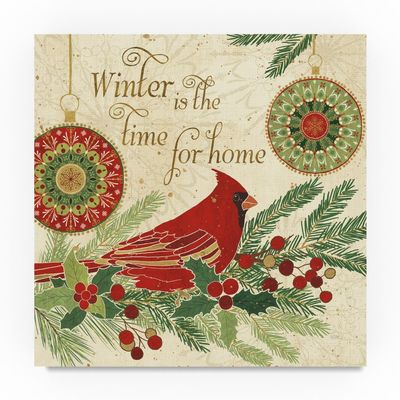 Trademark Fine Art Winter Feathers V by Veronique Charron, 18x18-Inch
