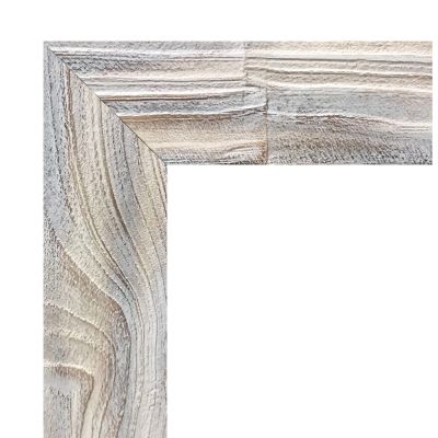 US Art Frames 23x24 Distressed White 2.75 Inch, Solid Wood, Picture Poster Frames