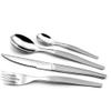 Amefa Silverware Set - 24-Piece, Satin Finish Rustic Stainless Steel Flatware - Cutlery & Utensils for Kitchen & Dining Table view 2
