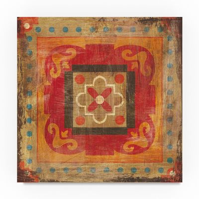 Trademark Fine Art Moroccan Tiles XII by Cleonique Hilsaca, 18x18-Inch