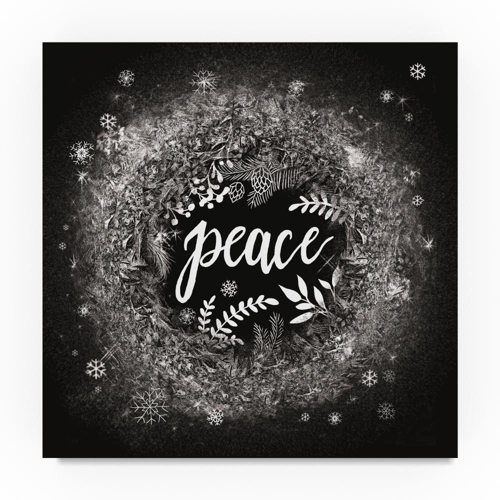 Trademark Fine Art Frosty Peace by Mary Urban, 18x18-Inch