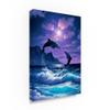 Trademark Fine Art Jumping Dolphins by Anthony Casay, 16x24-Inch view 2