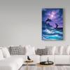 Trademark Fine Art Jumping Dolphins by Anthony Casay, 16x24-Inch view 3