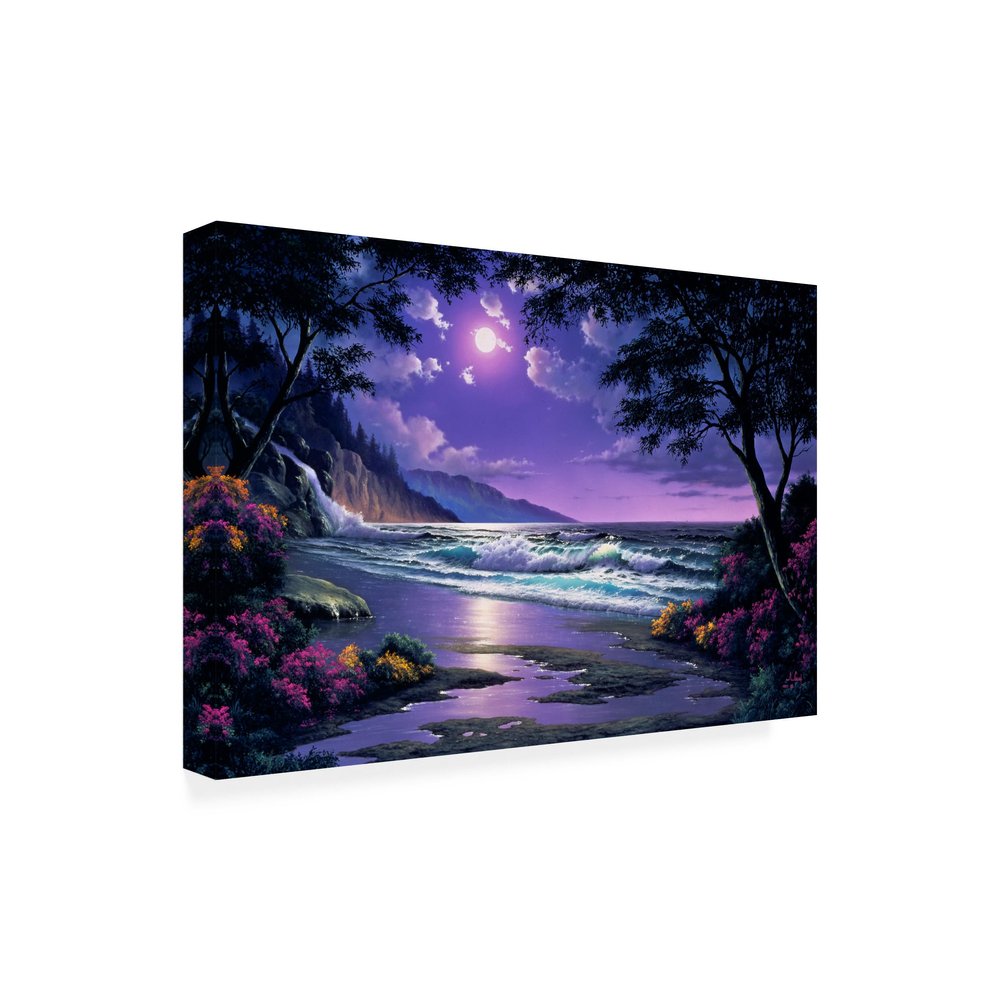 Coast Line 1 by Anthony Casay, 16x24-Inch Canvas Wall Art
