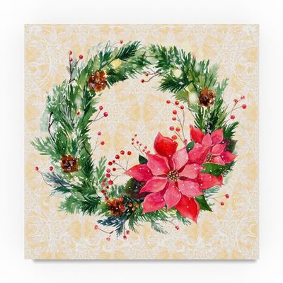 Trademark Fine Art Christmas III by Irina Trzaskos Studio, 18x18-Inch